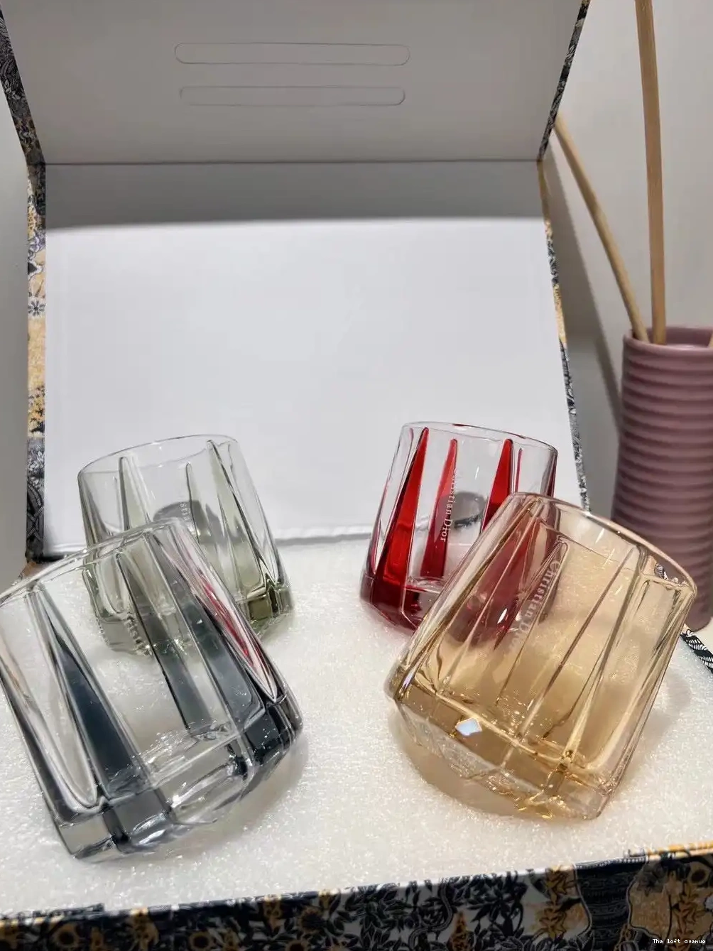 4 CHRISTIAN SET CUP GLASS 0512
